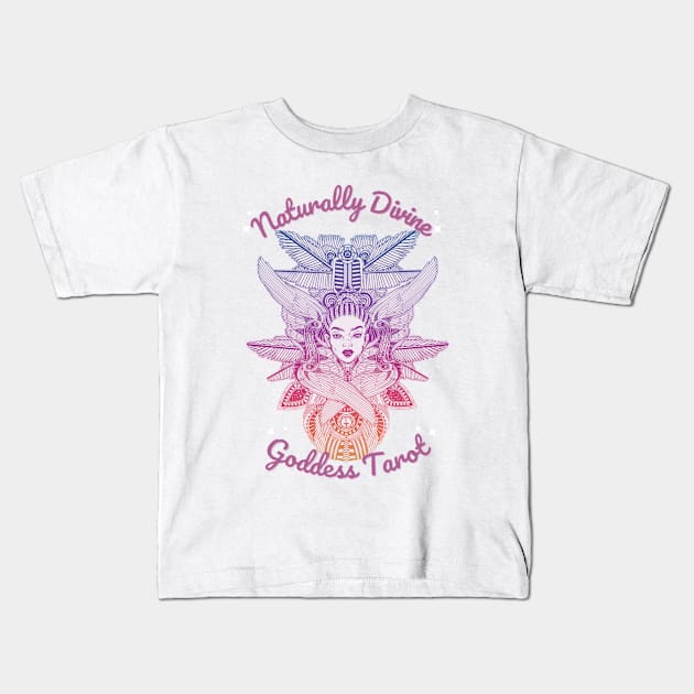 Naturally Divine Goddess Tarot Shirts Kids T-Shirt by Naturally Divine Goddess Tarot